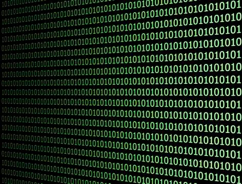 Binary computer code 写真素材