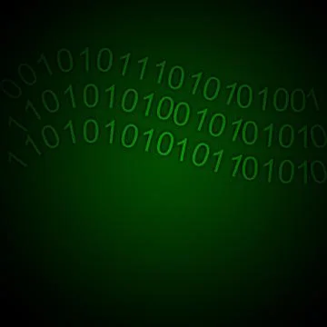 Binary computer language Stock Illustration