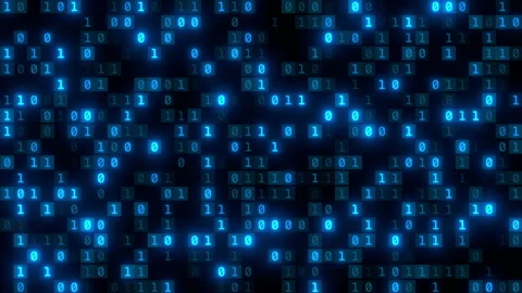 binary data animation background tech | Stock Video | Pond5