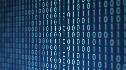 Binary data background Vídeos de archivo 62438983