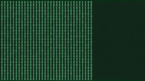 Binary data background Stock Footage 62439061