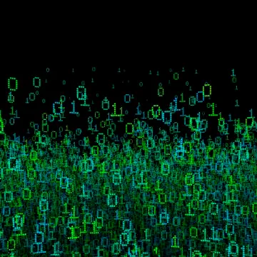 Binary data background イラスト素材