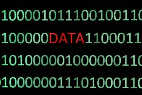 Binary data イラスト素材