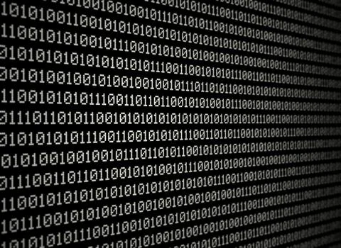 Binary data Stock Illustration