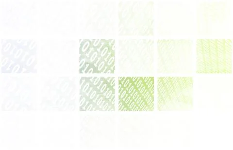 Binary data stream Stock Illustration