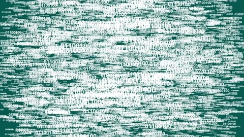 Binary data streams changing at speed animation Stock Footage 171907690