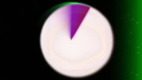 Binary Deflection of Deep Space Flying Incandescent Big Plasma Comet Stock Footage 127668799