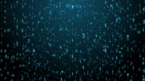 Binary digital code Scroll through abstract code. Increasing number of programs Stock Footage 117313259