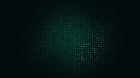 Binary digits 1 and 0. Abstract digital binary code grid with teal glowing dots Video stock 341838354