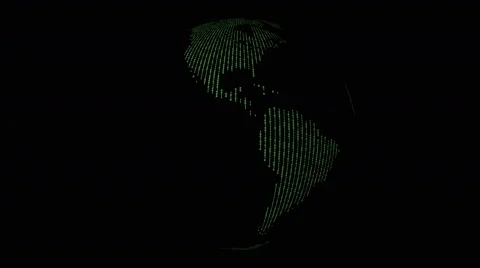 Binary Earth Stock Footage 60914547