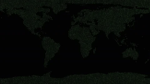 Binary Earth Map Vídeo Stock 60973833
