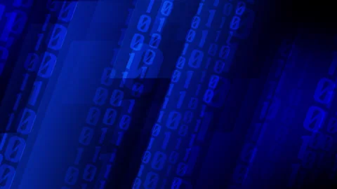 Binary encryption safeguarding data with the impenetrable shield of binary code 스톡 동영상 251809926