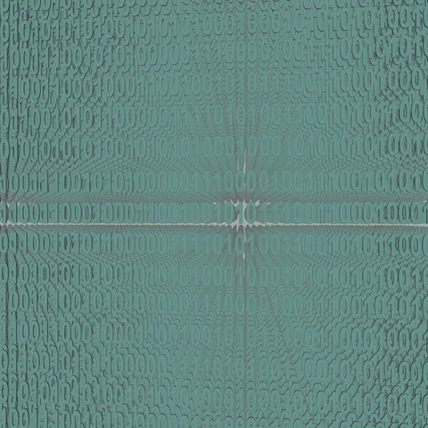 Binary figure code 3D line background Stock Footage 69506443