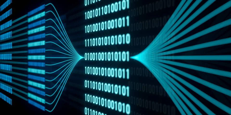 Binary flow chart with zero and one. Binary flow chart with zero and one. ... Stock Photos