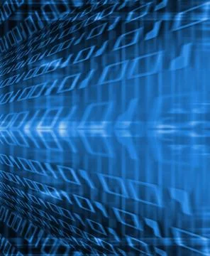 Binary flow Stock Illustration