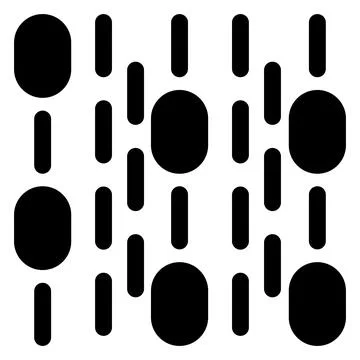 Binary glyph icon vector illustration isolated on white background Stock Illustration