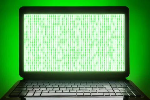 Binary hacker Illustrazione stock
