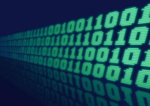 Binary An illustration of a nice binary numbers background Copyright: xZoo... Foto stock