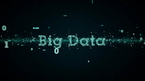 Binary Keywords Big Data Blue Stock Footage 52941476