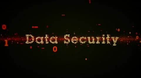 Binary Keywords Data Security Black Stock Footage 52943878