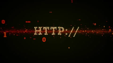 Binary Keywords HTTP Black Stock Footage 54716550