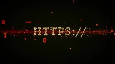 Binary Keywords HTTPS Black Stock Footage 54717228