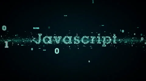 Binary Keywords Javascript Blue Stock Footage 54717817