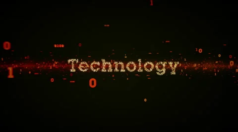 Binary Keywords Technology Black Stock Footage 52944789