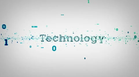 Binary Keywords Technology White Stock Footage 52944979