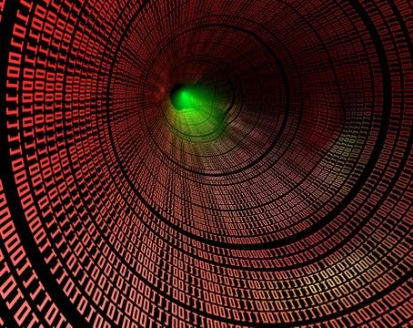 Binary language Illustrazione stock