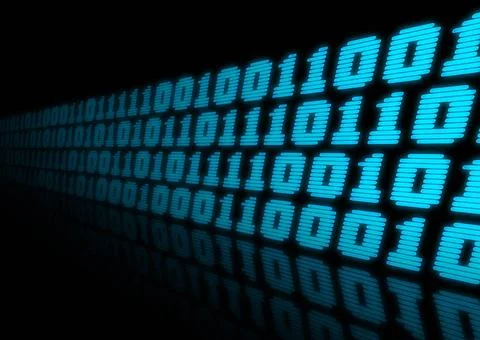 Binary letters An illustration of a binary letters background Copyright: x... 스톡 사진