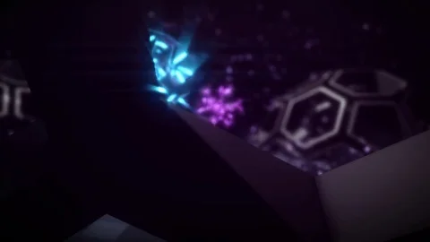 Binary Life Looping Animation Stock Footage 73610140