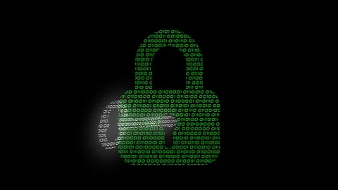 Binary Lock and Key (Alpha Channel) Stock Footage 104222019