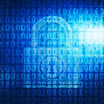 Binary lock 스톡 일러스트