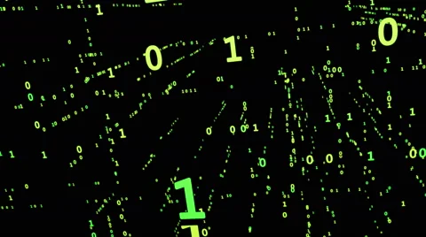 Binary Matrix Grid Stock Footage 47299054