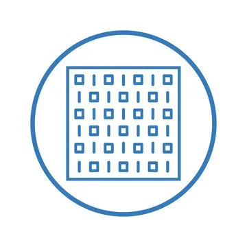 Binary, number, code, coding icon 스톡 일러스트