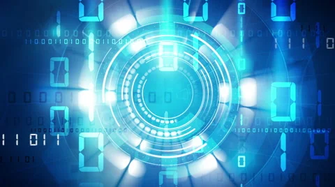 Binary number flow graphics Video stock 56945212