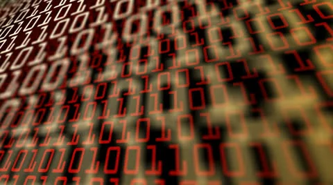 Binary number space Stock Footage 25242475