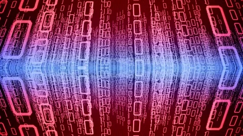 Binary numbers 3d backdrop animation. Stock Footage 170296375