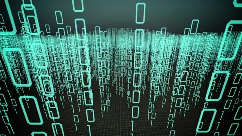Binary numbers 3d backdrop animation. Stock Footage 170296378