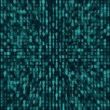 Binary numbers background An illustration of a binary numbers background C... 写真素材