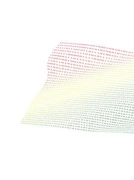 Binary numbers binary numbers on white background ,model released, Symbolf... Stock Photos
