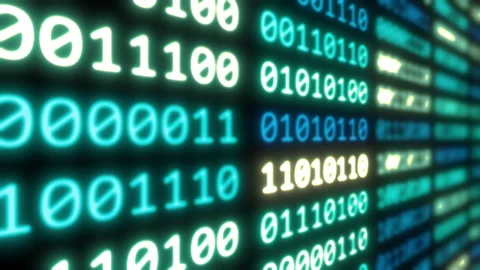 Binary numbers code Видео 131747501