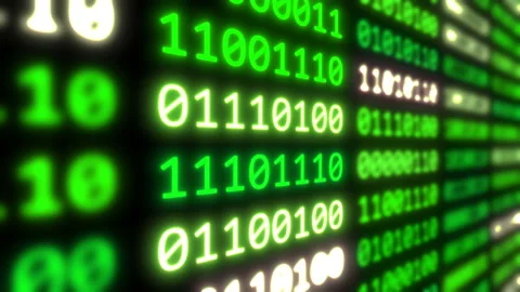 Binary numbers code Stock-Footage 131763946
