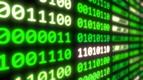 Binary numbers code 動画素材 131765251