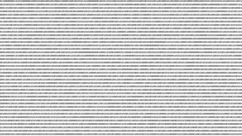 Binary numbers computer screen on white monitor background matrix. Stock Footage 127676733