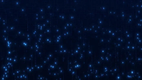 Binary numbers with cyberspace Video Animated Background Stock Footage 338322513