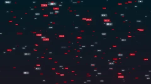 Binary Numbers Data Flow Digital Technology Background Stock Footage 315390008