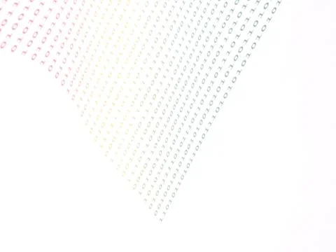 Binary numbers Stockillustratie