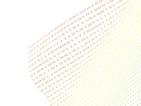 Binary numbers Stock Illustration